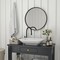 Flash Furniture 27.5" Round Black Metal Framed Accent Wall Mirror HFMHD-75G-CRE8-412315-GG - alternate 8